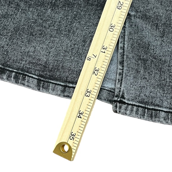 Rock&Roll Denim Charcoal Black Denim Dress with Stretch Women’s XL NWT - Picture 6 of 10